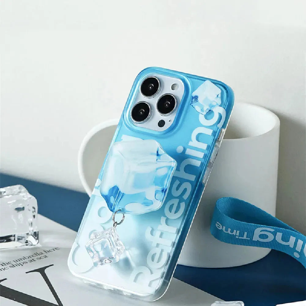 Gradient Blue Fashion Personality Phone Case - Bellarte Enchanté Gradient Blue Fashion Personality Phone Case